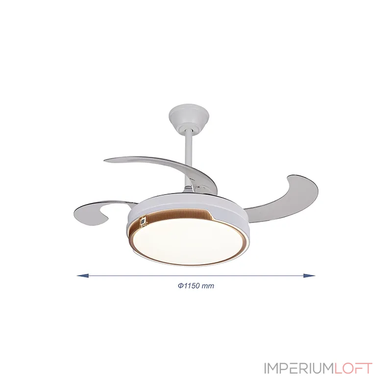 Люстра на штанге с вентилятором  VER-68239