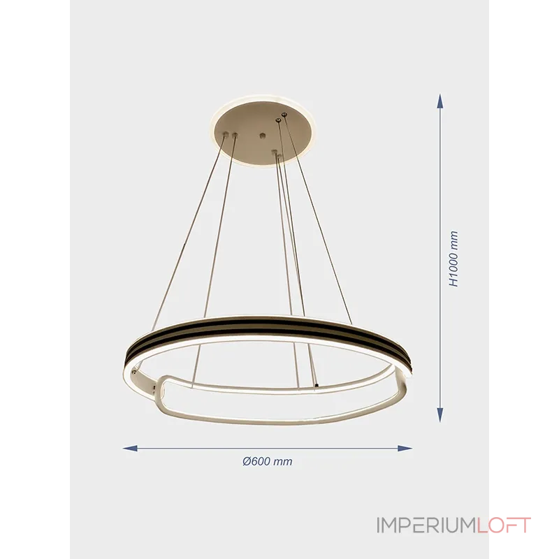 Подвесная люстра VER-3089/6 от ImperiumLoft