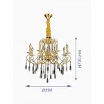 Подвесная люстра VER-95200-6 от ImperiumLoft