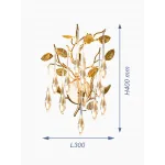 Бра (настенный светильник) VER-856-WL-3 от ImperiumLoft