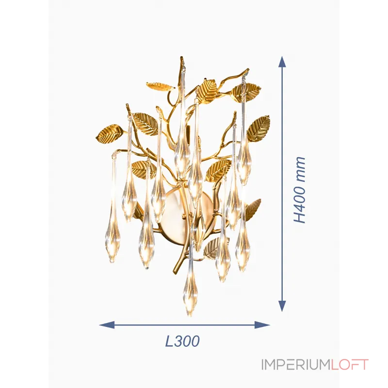 Бра (настенный светильник) VER-856-WL-3 от ImperiumLoft