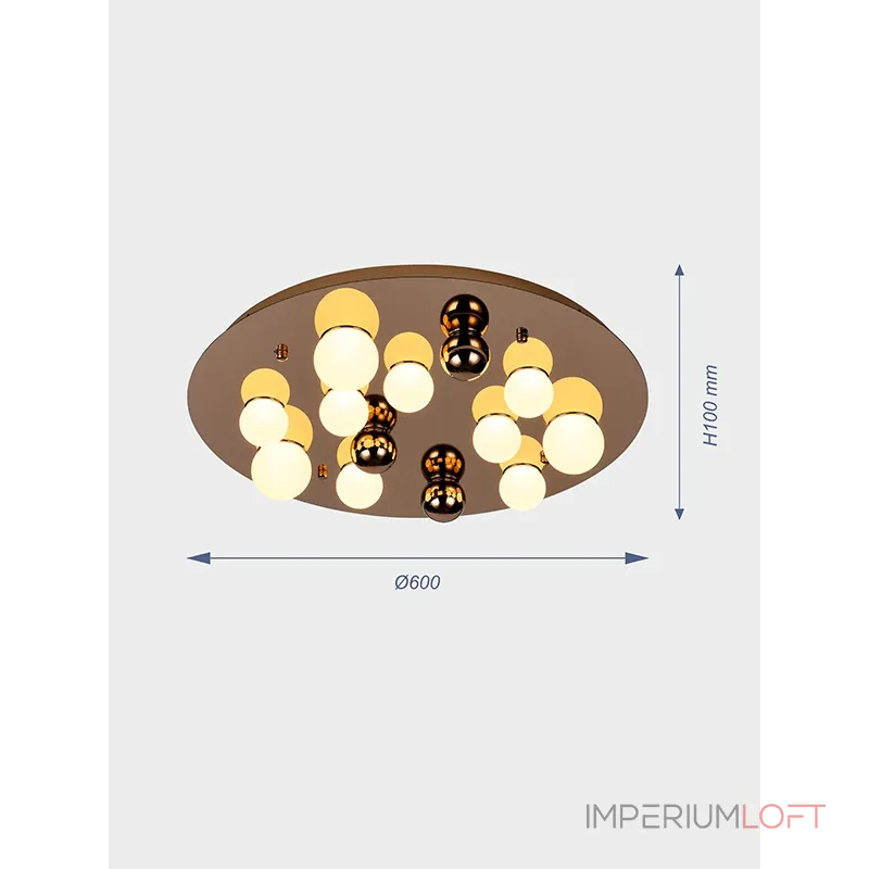 Светильник потолочный VER-7655/600 от ImperiumLoft