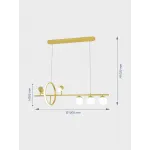 Подвесной светильник VER-3738GD