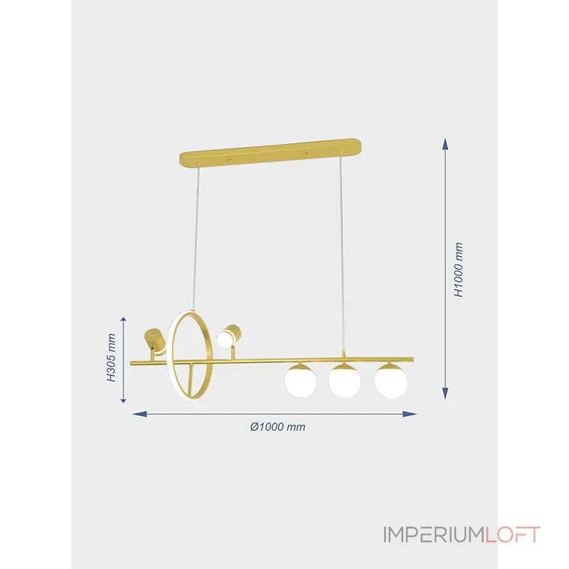 Подвесной светильник VER-3738GD