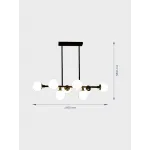 Люстра на штанге VER-1934-8