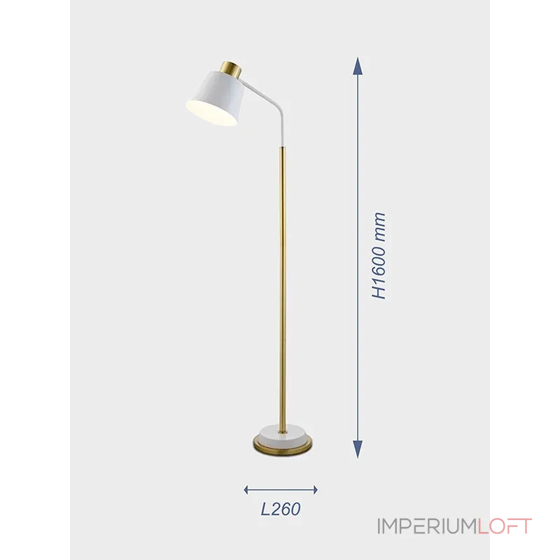 Напольный торшер VER-9905W от ImperiumLoft