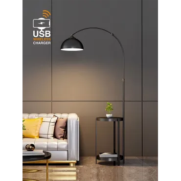 Напольная лампа с беспроводной зарядкой VER-9018