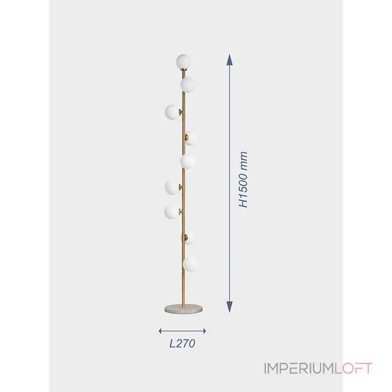 Напольный торшер VER-9105-9 от ImperiumLoft