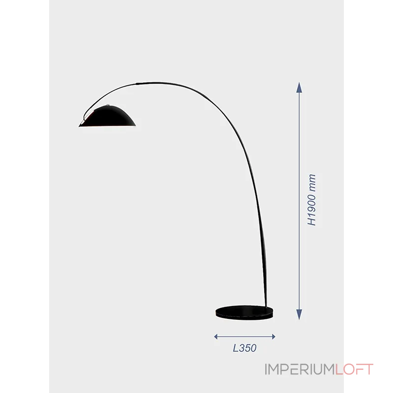 Напольный торшер VER-8009B от ImperiumLoft