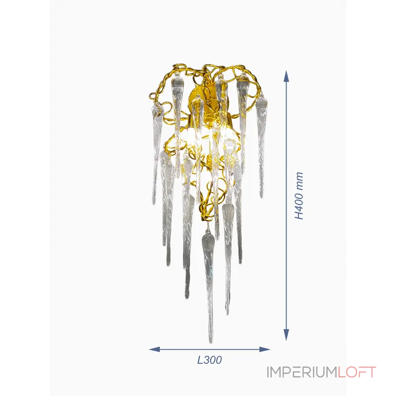 Бра (настенный светильник) VER-7001-WL-3 от ImperiumLoft
