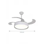 Потолочная люстра с вентилятором VER-68238