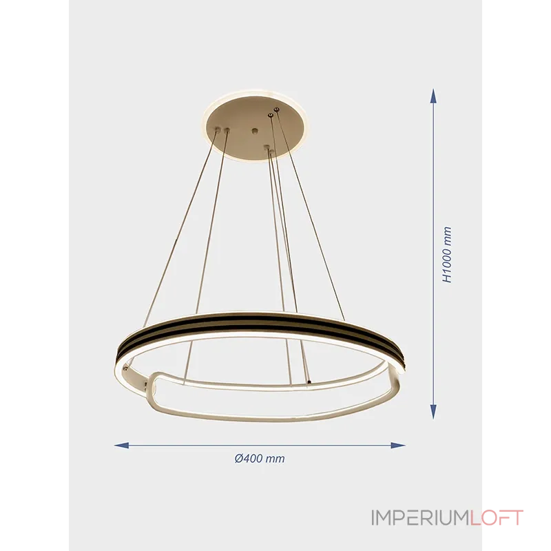 Подвесная люстра VER-3089/4 от ImperiumLoft
