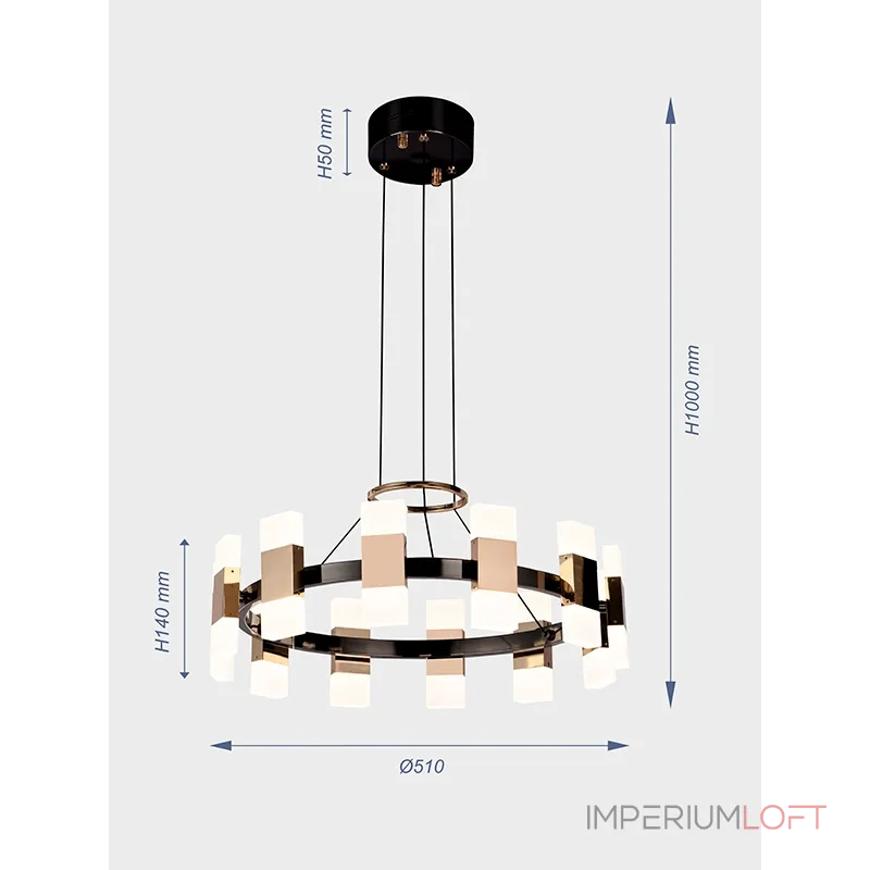 Подвесная люстра VER-2149-12 от ImperiumLoft Подвесная люстра VER-2149-12 от ImperiumLoft