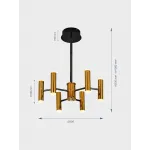 Люстра на штанге VER-7227/6