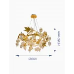 Подвесная люстра VER-891-8 от ImperiumLoft