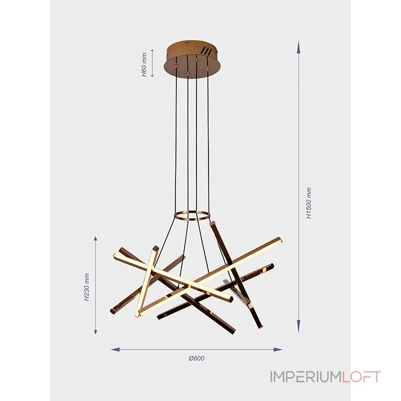 Подвесная люстра VER-7522-L Подвесная люстра VER-7522-L