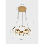 Подвесная люстра VER-718GD от ImperiumLoft