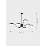 Люстра на штанге VER-1979-8