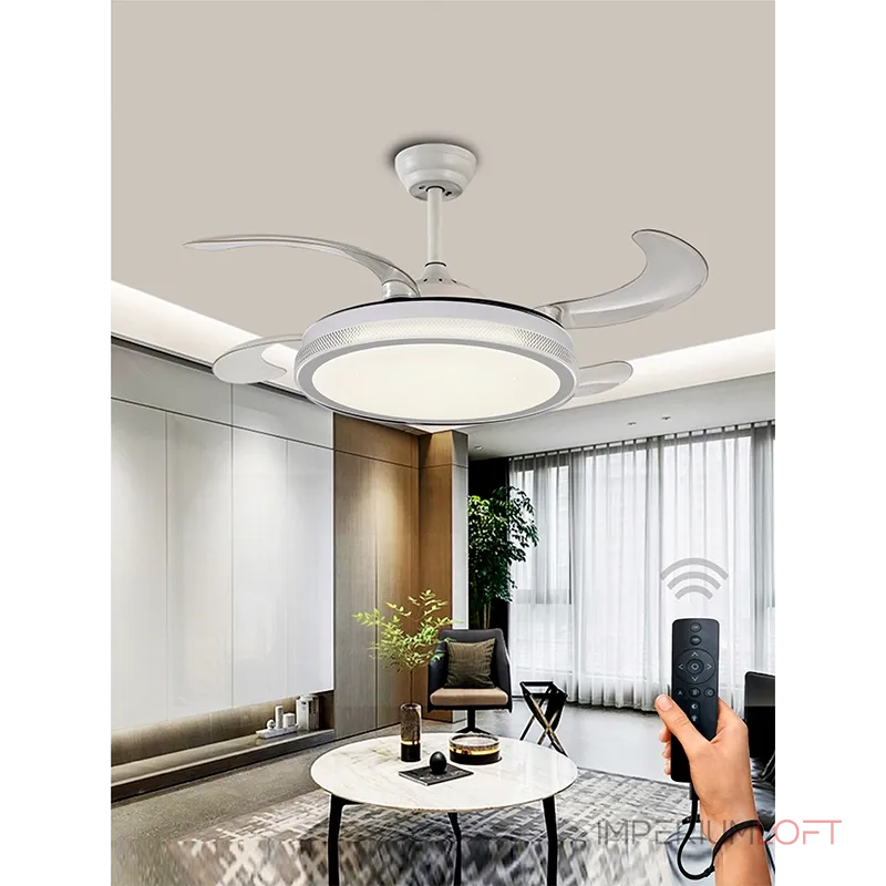 Потолочная люстра с вентилятором VER-68234 Потолочная люстра с вентилятором VER-68234