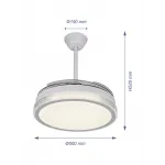 Потолочная люстра с вентилятором VER-68234