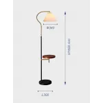 Напольная лампа с беспроводной зарядкой VER-9059 от ImperiumLoft