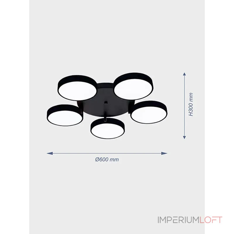 Потолочный светильник VER-1977-5 от ImperiumLoft Потолочный светильник VER-1977-5 от ImperiumLoft