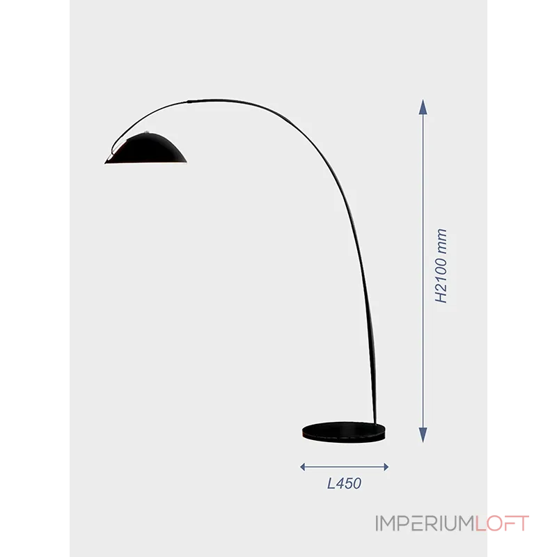 Напольный торшер VER-8009A от ImperiumLoft