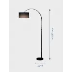 Напольный торшер VER-8802B от ImperiumLoft