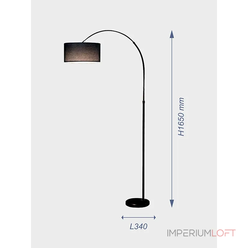 Напольный торшер VER-8802B от ImperiumLoft