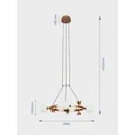 Подвесная люстра VER-7252/600