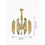 Подвесная люстра VER-GB95407-8 от ImperiumLoft