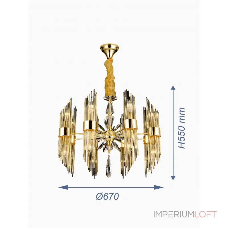 Подвесная люстра VER-GB95407-8 от ImperiumLoft Подвесная люстра VER-GB95407-8 от ImperiumLoft