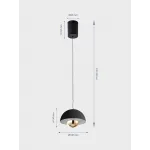 Подвесной светильник VER-D8505-1BK