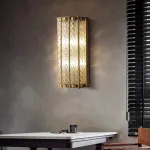Настенный светильник CASEY с фактурным плафоном из стекла от ImperiumLoft