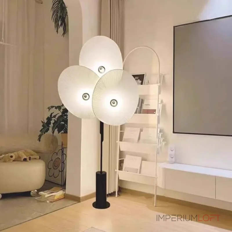 Торшер Aurora Triad White оригинальной формы от Vinsa Торшер Aurora Triad White оригинальной формы от Vinsa