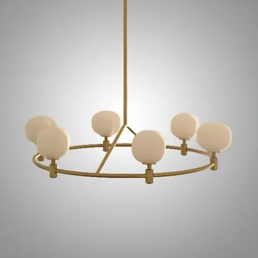 Люстра на штанге Ring Cotton GOLD Люстра на штанге Ring Cotton GOLD