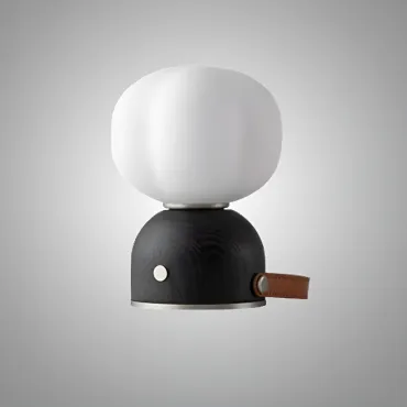 Портативная настольная лампа Mini Cotton Black Портативная настольная лампа Mini Cotton Black