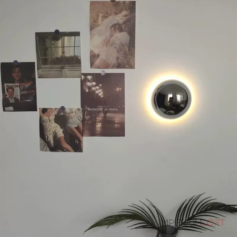 Настенный светильник Spherix Light D10 Gold с акриловым плафоном от VINSA