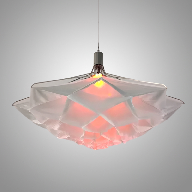 Подвесная люстра Silken Bloom A D120 с плафоном в форме цветка от Vinsa Подвесная люстра Silken Bloom A D120 с плафоном в форме цветка от Vinsa