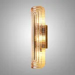 Настенный светильник Elegant Vein Gold H40 с фактурным стеклянным плафоном от Vinsa