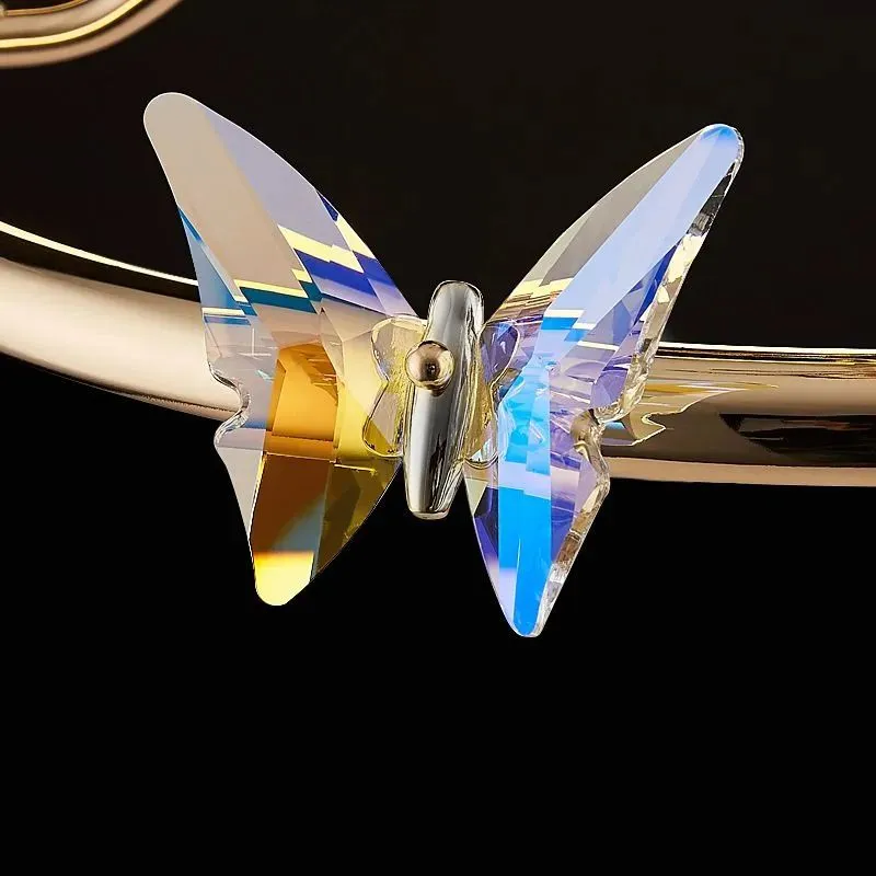 Подвесная люстра Crystal Butterfly P4 D40 D50 D60 D80 с хрустальными бабочками от Vinsa Подвесная люстра Crystal Butterfly P4 D40 D50 D60 D80 с хрустальными бабочками от Vinsa