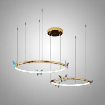Подвесная люстра Crystal Butterfly B P2 D30 D50 Подвесная люстра Crystal Butterfly B P2 D30 D50
