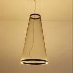 Подвесной светильник Array A H110/D55 Beige с плафонами из нитей от Vinsa