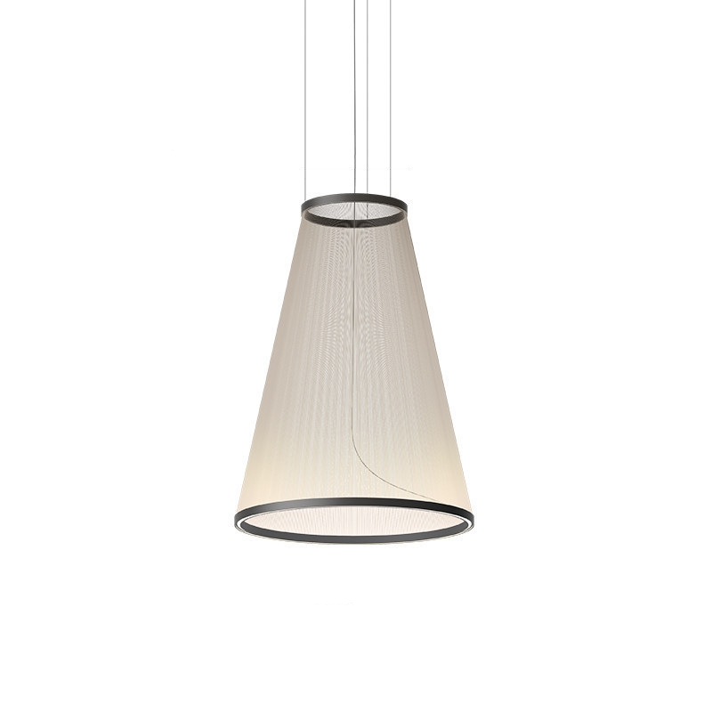 Подвесной светильник Array A H110/D83 Beige с плафонами из нитей от Vinsa Подвесной светильник Array A H110/D83 Beige с плафонами из нитей от Vinsa