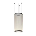Подвесной светильник Array B H110/D55 Beige с плафонами из нитей от Vinsa