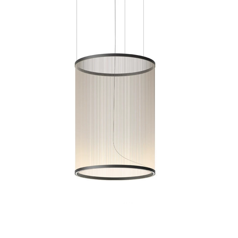 Подвесной светильник Array B H110/D83 Beige с плафонами из нитей от Vinsa Подвесной светильник Array B H110/D83 Beige с плафонами из нитей от Vinsa
