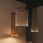 Подвесной светильник Array B H190/D37 Beige с плафонами из нитей от Vinsa