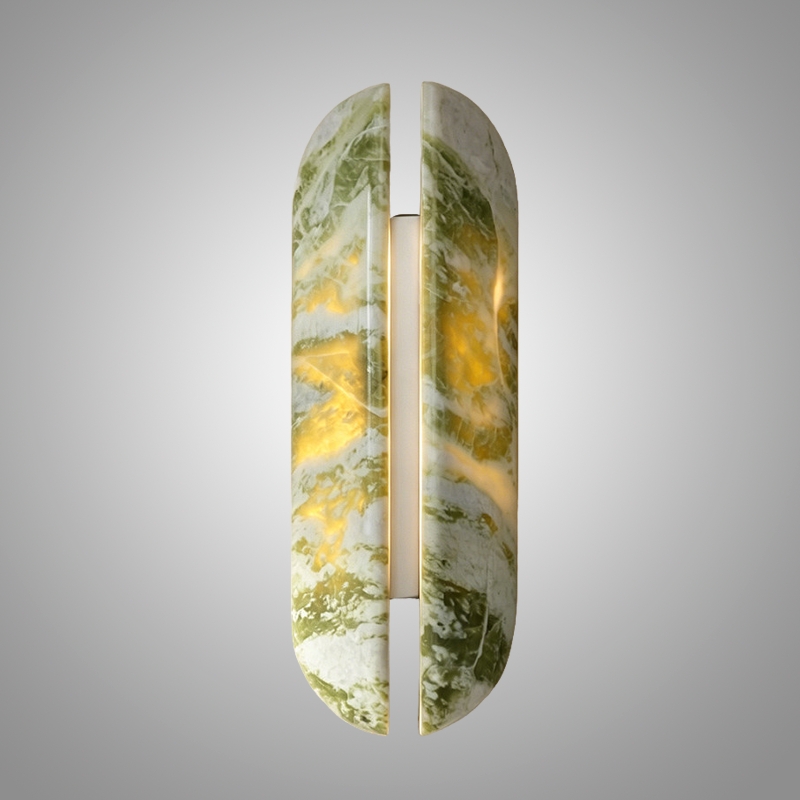Настенный светильник Core Lumen Green 3000K из натурального мрамора от VINSA Настенный светильник Core Lumen Green 3000K из натурального мрамора от VINSA