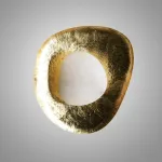 Настенный светильник Stone Halo Металл с мраморным плафоном от VINSA