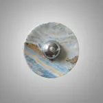 Настенный светильник Geode Glow Silver D20 с мраморным плафоном от VINSA